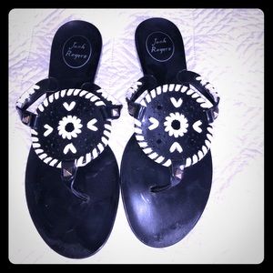 Jack Rogers jelly sandals